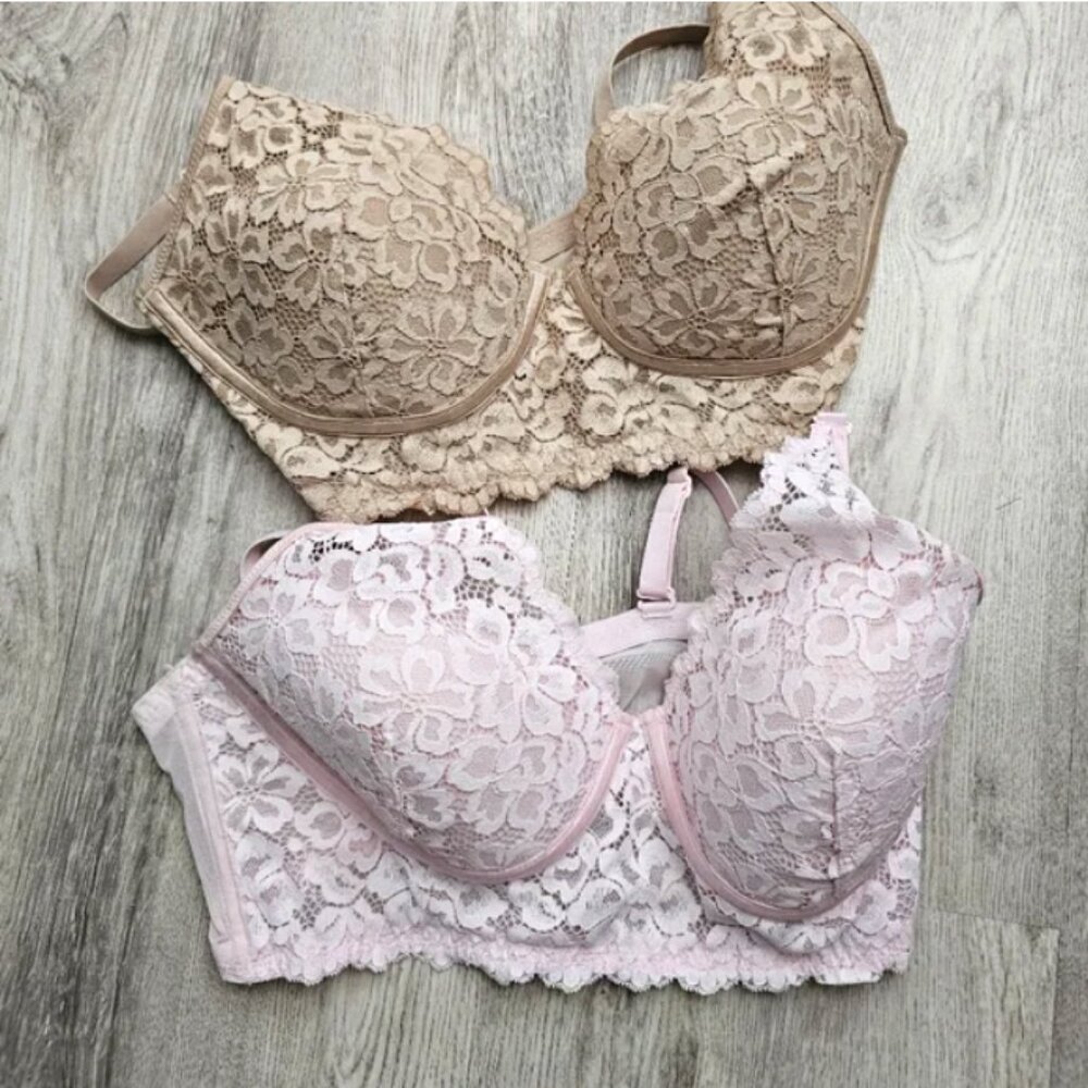 Maidenform pure comfort lace bras size 36D